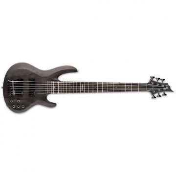 Custom ESP LTD B-206 SM STBLKS 6-String B-Series Spalted Maple Top Electric Guitar - See Thru Black Satin Finish (LB206SMSTBLKS)