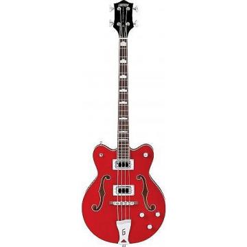 Custom Gretsch G5442BDC Electromatic Hollow Body 30.3&quot; Short Scale Bass Rosewood Fingerboard - Transparent Red