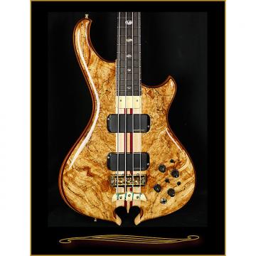 Custom Alembic Mark King Deluxe Natural in Spalt Maple with Side LEDs