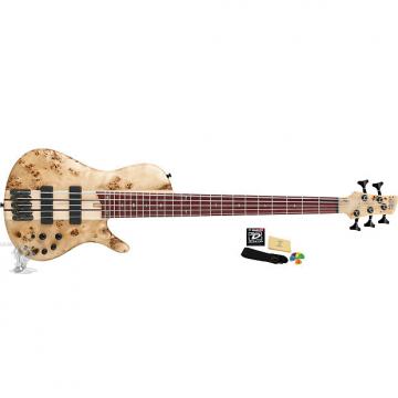 Custom Ibanez SR Series SRSC805 5 String Electric Bass Guitar Natural Flat