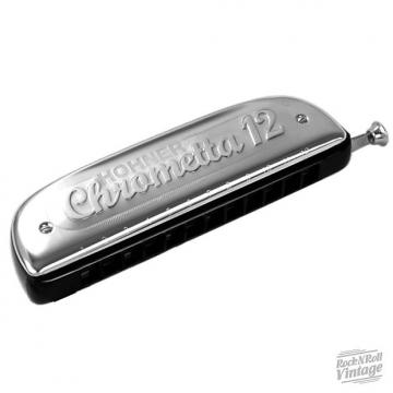 Custom Hohner Chrometta 12 Harmonica - Key G