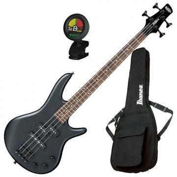 Custom Ibanez GSRM20BWK GIO MiKro 4-String Bass Guitar Bundle