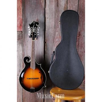 Custom Samick MF1 Heritage Series F Style Mandolin with Hardshell Case Violin Sunburst
