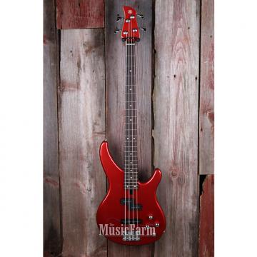 Custom Yamaha TRBX204 BRM 4 String Electric Bass Guitar Bright Red Metallic Finish