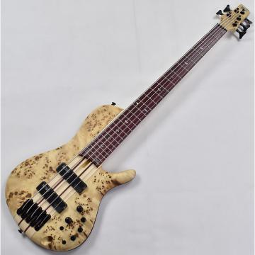 Custom Ibanez SR Bass Workshop SRSC805 5 String Electric Bass Natural Flat
