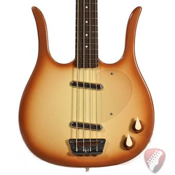 Custom Danelectro Longhorn Bass Guitar in Copper Burst