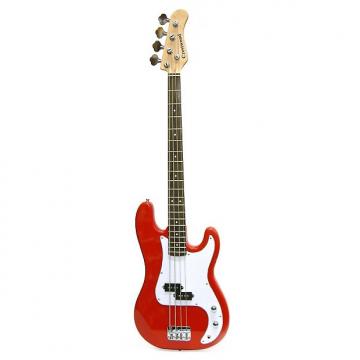 Custom Crestwood Bass Guitar 4 String Red P-Style