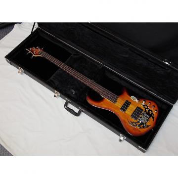 Custom TRABEN Array Limited 4-string BASS guitar w/ CASE - Spalt Burst - Active Preamp