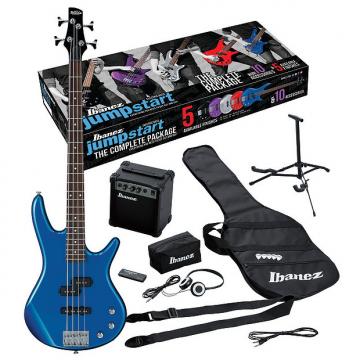 Custom Ibanez IJXB150BL Jumpstart Bass Package in Blue