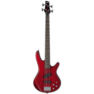 Custom Ibanez GSR200 GIO Series 4 String Electric Bass - Transparent Red