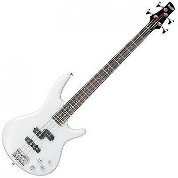 Custom Ibanez GSR200 Bass Guitar White with Full Set Up