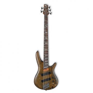 Custom Ibanez SRFF805 SR Series 5-String Multi-Scale Electric Bass - Walnut Flat