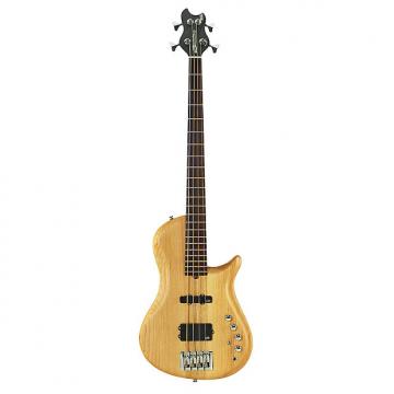 Custom Brubaker 4-String Single Cut MJX Bass, Natural- Factory Second