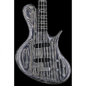 Custom Ritter R8 Singlecut 4 String Bass With Case - Sand Blasted Black - When Everything Else Won't Do!