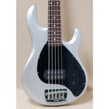 Custom Ernie Ball MusicMan Stingray 5 in New Color Silver Sparkle