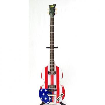 Custom Hofner CT Violin Bass Outfit - Stars and Stripes Finish