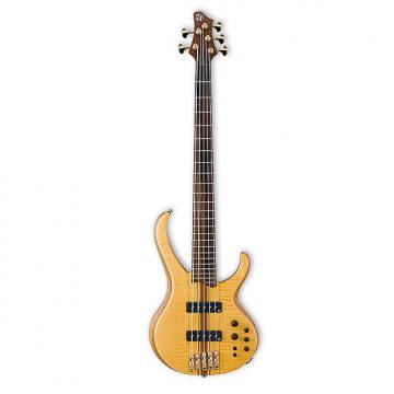 Custom Ibanez BTB1405E  Vintage Natural Flat 5-String Electric Bass w/ Gigbag