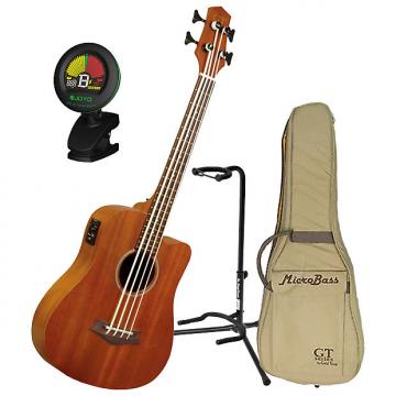 Custom Goldtone Microbass Microbass Micro Acoustic-Electric Bass Bundle