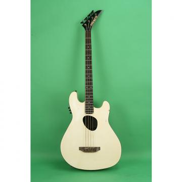 Custom Kramer Ferrington Acoustic Electric Bass 1985 White