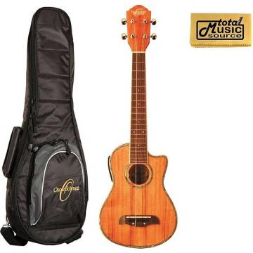 Custom Oscar Schmidt Koa Concert Acoustic Electric Ukulele Bag, OU5LCE w/ UB3 Gig Bag, OU5LCE-UB3