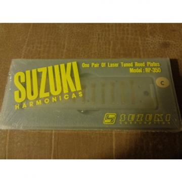 Custom Suzuki Harmonicas Pair of Laser Tuned Reed Plates Key of C Model RP-350