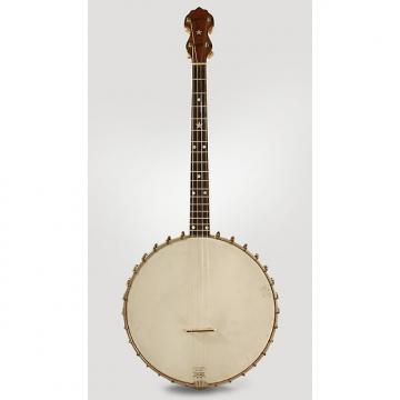 Custom Vega  Whyte Laydie Style R Tenor Banjo (1924), ser. #61620, original black hard shell case.
