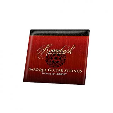 Custom Roosebeck 5 Course Baroque Guitar 10 String Set 2 Extra