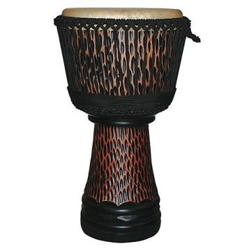 Custom X8-Drums King Cheetah Elite Pro African Djembe - 13&quot; -14&quot; Head