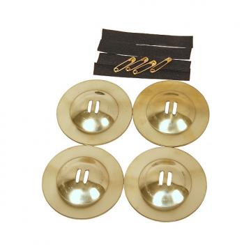 Custom Mid-East Medium Size Solid Brass Rim Edge Finger Cymbals 2.4&quot;