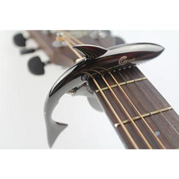 TigerTu Guitar Beginner Kits,Shark Capo and Tuner and Acoustic Guitar Strings and Picks