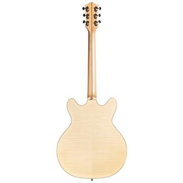 Guild Starfire IV ST Maple Semi-Hollow Body Electric Guitar with Case (Natural Flamed Maple)