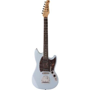 Jay Turser JT-MG-SBl Solid-Body Electric Guitar, Sonic Blue