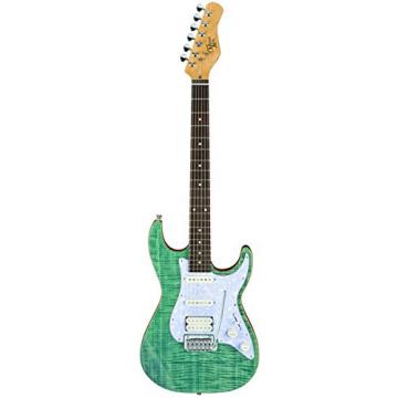 Michael Kelly MK63BJW 1963 Solid-Body Electric Guitar, Blue Jean