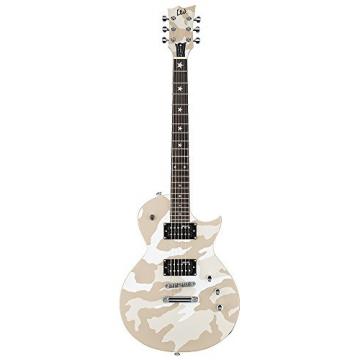 ESP Artist Series LWA200WHC Solid-Body Electric Guitar, White Camo