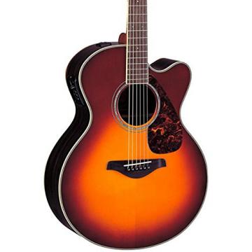 Yamaha FJX730SC Jumbo Solid Top Acoustic-Electric Guitar - Rosewood, Brown Sunburst