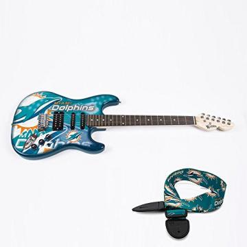 Miami Dolphins NFL &quot;Northender&quot; Electric Guitar with Strap