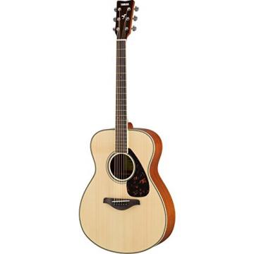 Yamaha FS820 Small Body Solid Top Acoustic Guitar, Natural