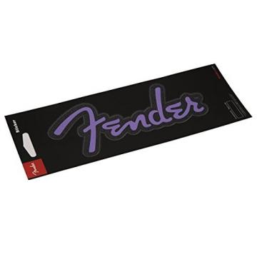 Fender Logo Sticker Glitter Purple