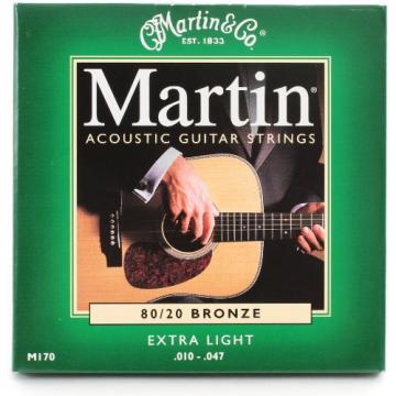 Martin martin acoustic guitars M170 martin 80/20 dreadnought acoustic guitar Bronze martin strings acoustic Round martin guitar strings acoustic medium Wound Extra Light Ac-Guitar Strings