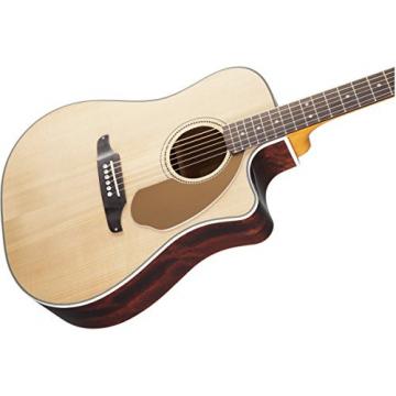 Fender Sonoran SCE Acoustic Electric Guitar, Rosewood Fingerboard, Natural (v2)