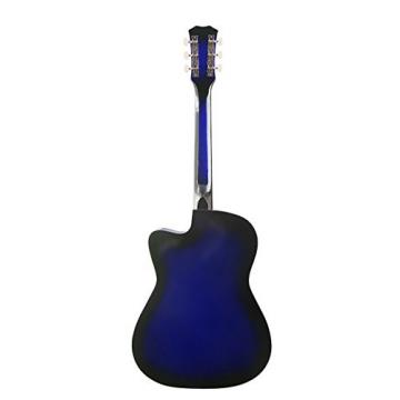 Blueseason 38&quot; Acoustic Guitar Beginner Starter Series Package with Bag, Strings, Picks,Blue