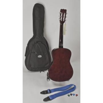 1/2 Size 34&quot; Left Handed Nylon String Guitar, Much Higher Quality, Includes Strap, Picks &amp; Case Great For Children 5-8 Completely Set-up In My Shop For Easy Play Free U.S. Shipping