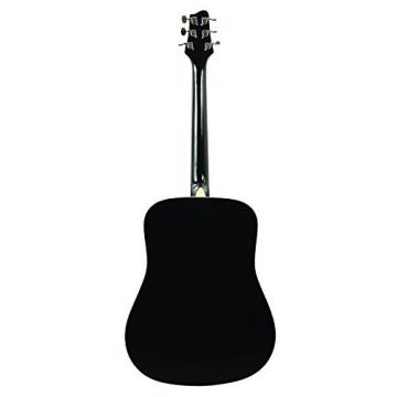 Sawtooth ST-ADN-BLK-D-KIT-4 Acoustic Guitar with Black Pickguard &amp; Custom Graphic
