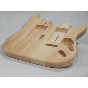 Solo ST Style Double Neck DIY Guitar Kit, Basswood Body, DSTK-1