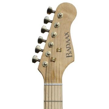 Bad Aax SST06 Double Cut-Away Guitar with Maple Neck, Tobacco Burst