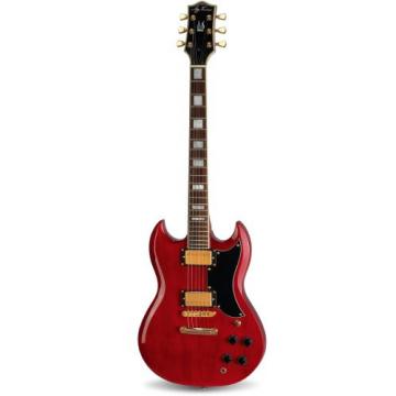 Jay Turser 50 Series Jt-50-custom-tr Electric Guitar, Transparent Red