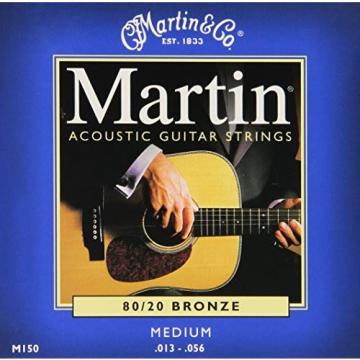 Martin martin strings acoustic M150 martin acoustic guitar 80/20 martin d45 Bronze martin guitars Round acoustic guitar strings martin Wound Medium Acoustic Guitar Strings
