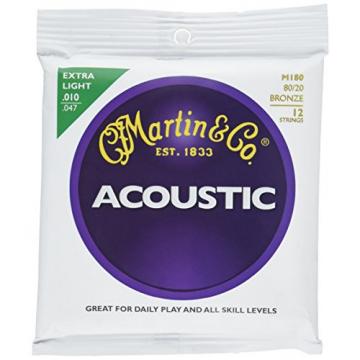 Martin martin acoustic guitars M180 martin guitar case 80/20 guitar strings martin Bronze martin guitar accessories 12-String acoustic guitar martin Acoustic Guitar Strings, Extra Light