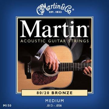 Martin martin M150 martin guitar strings Traditional martin guitar strings acoustic medium 80/20 martin acoustic guitar strings Bronze martin d45 Acoustic Guitar Strings, Medium, 13-56 (2 Pack)