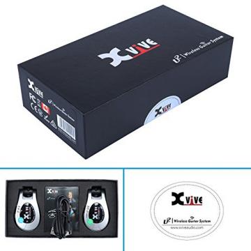 Xvive U2 rechargeable 2.4GHZ Wireless Guitar System - Digital Transmitter Receiver for Electric Guitar Bass Violin